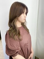 プラグ バイ ネオリーブ(plug by neolive)&nbsp;デザインカラー×髪質改善 [髪質改善/縮毛矯正]韓国M