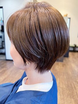 ヘアーレナータ 八王子(HAIR RENATA) 透明感♪髪質改善カラーミルクティーブラウン小顔艶感ショート