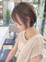 ステア ケース(stair case)&nbsp;【馬場】大人かわいい前下がりナチュラル丸みショートボブ