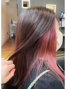 ヘアーサロン リアン 鴻巣店(hair salon Rien) インナーピンク