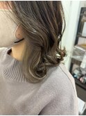 cropes辻堂谷川　オリーブベージュ×イヤリングカラー