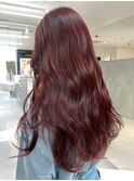 フェミニンロングフェザーショートマロンベージュ_ba480001