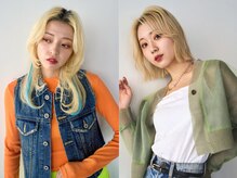 デザインカラーもお任せ♪可愛いカラーで個性を出しましょう♪/原宿/ブリーチなしダブルカラー/髪質改善