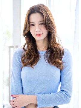 ケアリー 大日(Carelly) ミディアムレイヤー/大人可愛い/髪質改善/シースルーバング