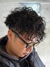 【2～4回目の方】カット+スパイラルパーマ￥12000円#メンズパーマ#波巻き
