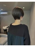 アッシュブラウン×ショートヘア