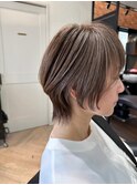 白髪ぼかし/イメチェンヘアスタイル/前髪カタログ/ショートボブ