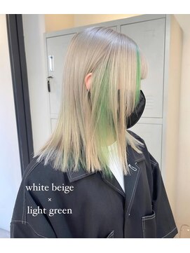 フラム 渋谷(flamme) ライトグリーンのデザインカラー