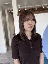 ラル(Lull)&nbsp;【奥山敬大】レイヤーカット/オリーブベージュ