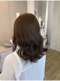 こっくり柔らかマロンベージュ/ブリーチなしカラー/20代/30代