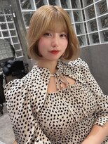 ロンド ジュルード 名古屋(Lond jeloud)&nbsp;学割U24 韓国風 ウルフ フェイスレイヤー 顔周り 前髪