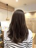 【カラーでイメチェン】艶カラー+前髪カット+トリートメント+マイクロバブル