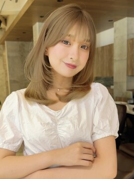 グランド(GRAND) ミディアム30代40代ストレートレイヤー前髪なし前髪あり表参道