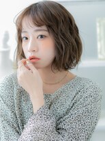 モッズヘア 越谷(mod's hair) ぱっつん前髪大人ガーリー小顔ボブパーマTc4越谷20代30代40代