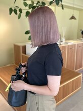 ロジェ(loje) 20代30代40代 くすみピンクベージュ/ハイトーンデザインカラー