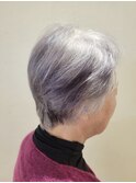60代70代80代×ショートレイヤー×ヘアマニキュア×ローライト