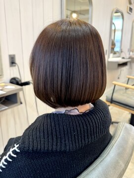 シェル 津山の手店(shel) 20代30代髪質改善くすみベージュ秋冬カラー