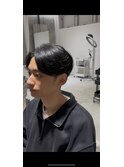 毛流れセンターパート