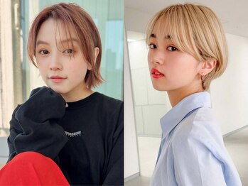アグ ヘアー アート 岐阜羽島店(Agu hair art)の写真/高い再現性◎甘さ/抜け感/毛束感…計算し尽くしたStyle。ショート&ボブへのカットのオーダー多数[岐阜羽島]