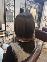 ノド(nodo.)&nbsp;切りっぱなしボブ