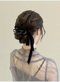 結婚式やイベント前に♪ベロア×アップスタイル