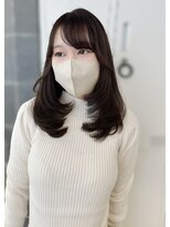 リアンバイアリュール(Lian by Allure)&nbsp;顎下レイヤーカット透明感暗髪カラー