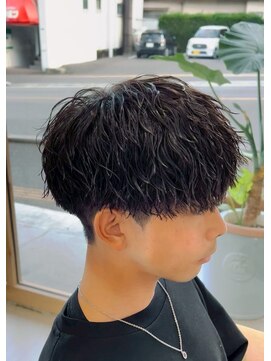 エッジ(EDGE) 大分メンズ刈り上げショートマッシュツイストスパイラルパーマ