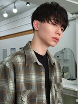 ハニーシブヤ(HONEY shibuya)&nbsp;ニュアンスパーマツーブロックショート