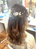 ゆるふわハーフアップ【新横浜/ヘアセット/着付け/ヘアメイク】