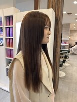 カノエ 山口矢原店(canoe)&nbsp;艶髪/ベージュ/髪質改善縮毛矯正/髪質改善/韓国風/韓国ヘア