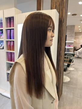 カノエ 山口矢原店(canoe) 艶髪/ベージュ/髪質改善縮毛矯正/髪質改善/韓国風/韓国ヘア