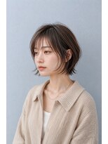 ライクバイコトナ 越谷(RIKE by kotona)&nbsp;ショートボブ髪型20代30代40代50代前髪あり前髪なし面長丸顔越谷