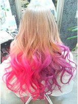 ヘアーグランデシーク(Hair Grande Seeek) Seeek Style pink&violet２色グラデcolor♪