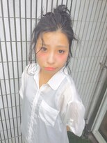 アンフィフォープルコ★くずしお団子ヘア★生え際くせ毛風★