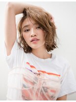 オーガスト ヘア ネイル(AUGUST hair nail)&nbsp;カジュアルボブ　クラシカル デジタルパーマ　ロブ