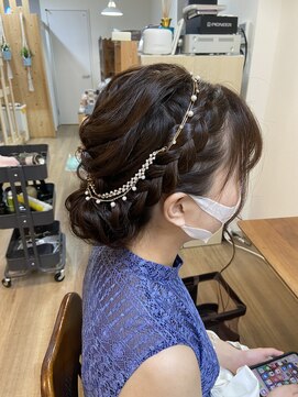 ロカット サロン(Roquat Salon) シニヨンロールアレンジ【ヘアセット/立川/八王子/立川南/袴】