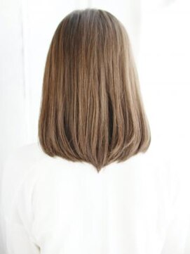 ナル 白山神社参道通り店(nalu) 透け感カラーのワンカールスタイル