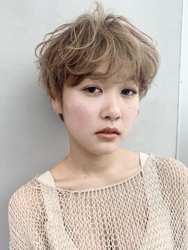 アイティー バイ アルバム 中野店(IT by ALBUM) カジュアルカール_オリーブカラー_57022