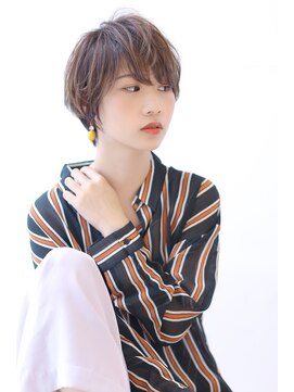 オーロ 宝塚店(ORO) 耳かけショート濡れ髪抜け感ミニボブクールショートくびれヘア