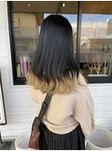 グラデーションと抜きっぱなし