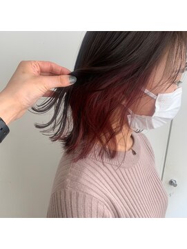 エミィ(emme) 【emme×笹川】インナーカラー×カシス