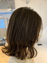 シェーン 仙台駅広瀬通店(schon)&nbsp;前回ハイライト→今回根本リタッチカラー