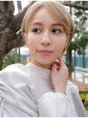 #ハイトーン#外国人風カラー#丸みショート