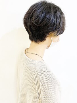 モリオ フロム ロンドン 成増店 【morio成増/玉井】ハンサムショート 暗髪