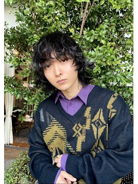 ベル 銀座並木通り店(Belle) 動きのあるメンズミディアム＊パーマスタイル