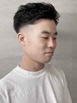 ロンドガルマン 名古屋(Lond GULLMAN)&nbsp;Ryu指名フェードパーマ　オールバックパーマ