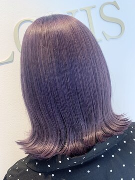 ラビス 浦和(Lovis) デザインカラー/レイヤーカット/ウェットヘア/夏のヘアアレンジ