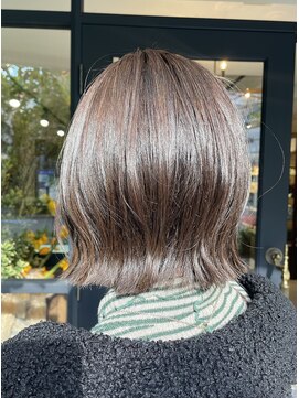 アイフィール アヴェダ 瑞江店(i feel AVEDA) 【林】切りっぱなし　グレーカラー