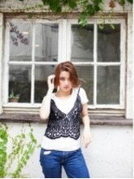 フラミューム 二子玉川(flammeum) 甘辛mixフレンチボブ