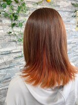 アイビー ヘアーアンドパーソナルカラー(I'B Hair & Personal Color)&nbsp;【 I'B 】20代30代40代◎スプリング×インナーカラー×オレンジ